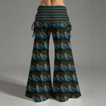 Load image into Gallery viewer, Blue Teardrop Wide Leg Pants
