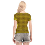 Load image into Gallery viewer, Gold Bars Mesh Blouse
