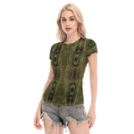 Load image into Gallery viewer, Camouflage Mesh Blouse
