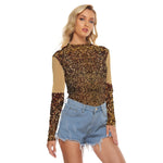 Load image into Gallery viewer, Chocolate Sparkle Mesh Blouse
