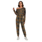 Load image into Gallery viewer, All-Over Print Women's Off-Shoulder Jumpsuit

